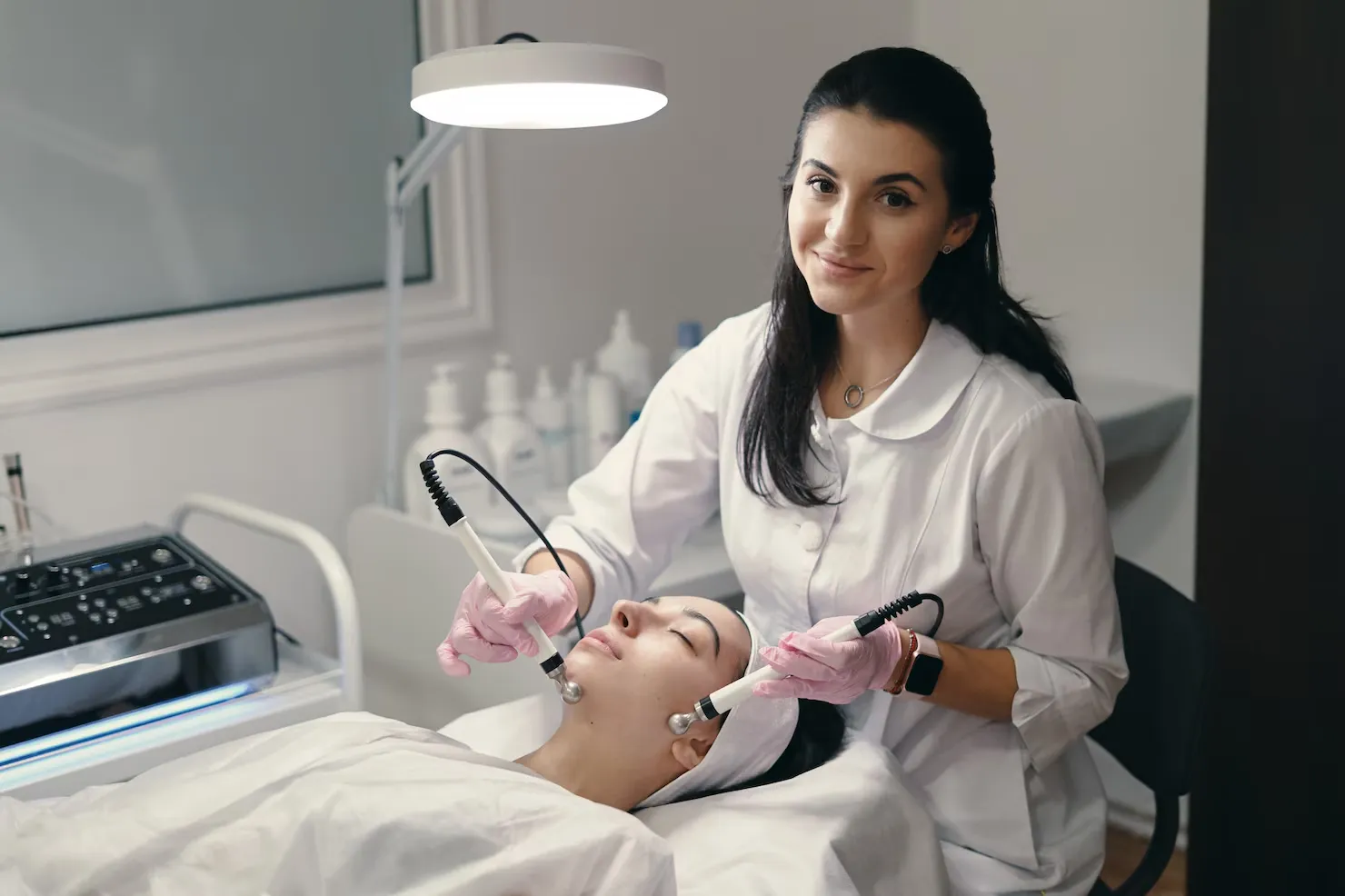 Cosmetic care experience illustration